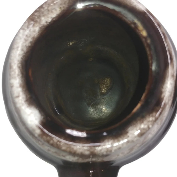 Vintage Hamilton Royal Canadian Pottery  two-tone brown glazed teapot - Picture 10 of 10